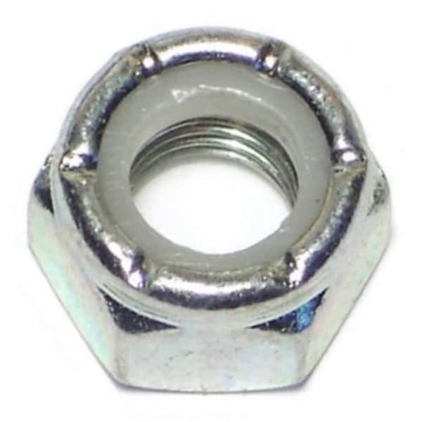 Midwest Fastener Nylon Insert Lock Nut, 5/16"-24, Steel, Grade 2, Zinc Plated, 100 PK 03662 - main
